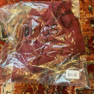 FIGS salta under scrub. Burgundy long sleeve. New in package.